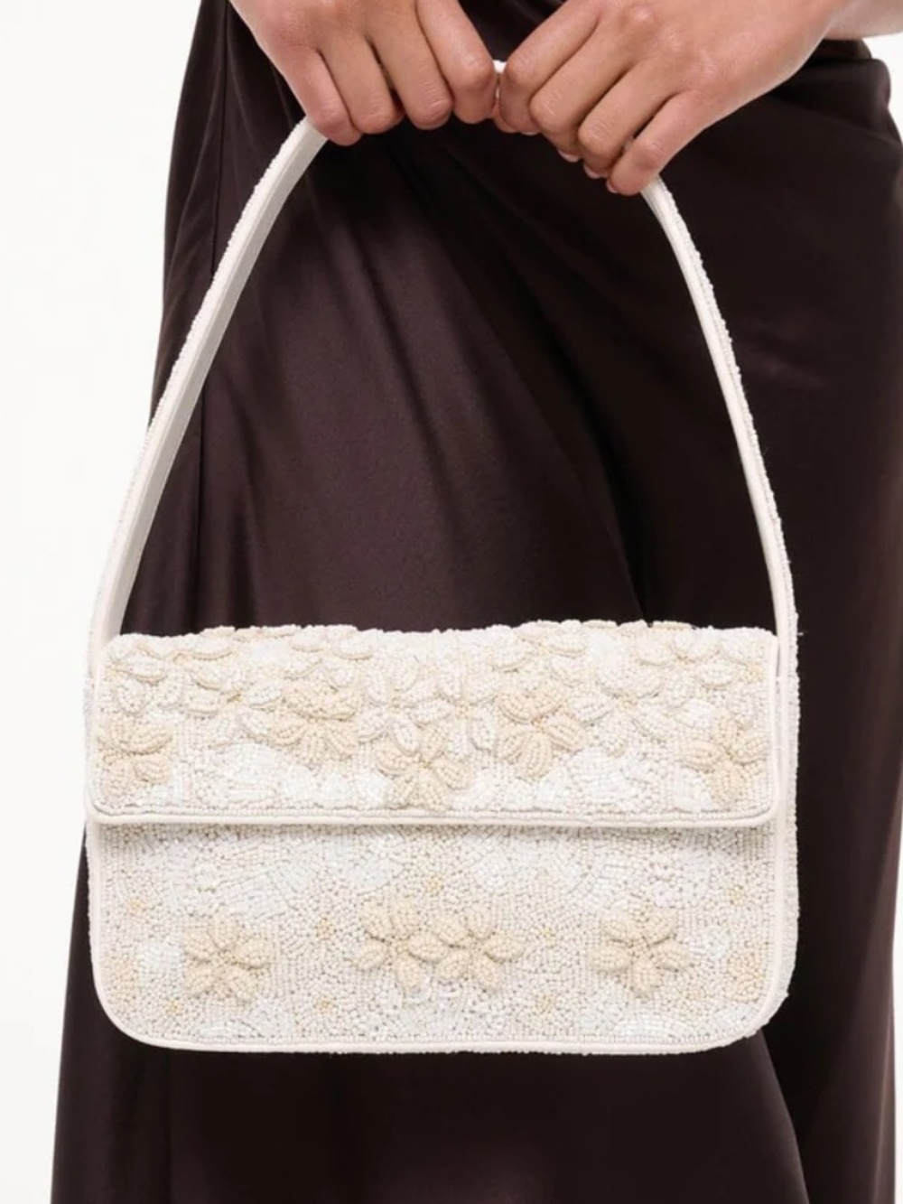 STAUD Tommy Beaded Bag Garden Party